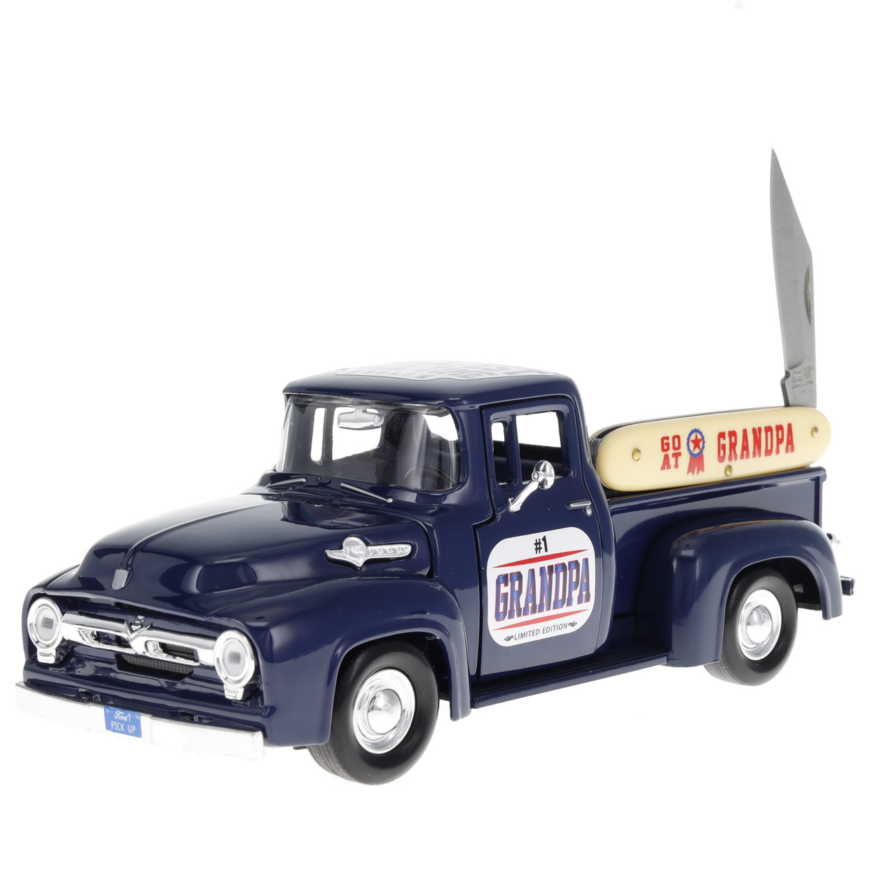 Frost 1937 Ford Pickup Truck Greatest Of All Time Grandpa Folding Knife FRPUGRANDPAG