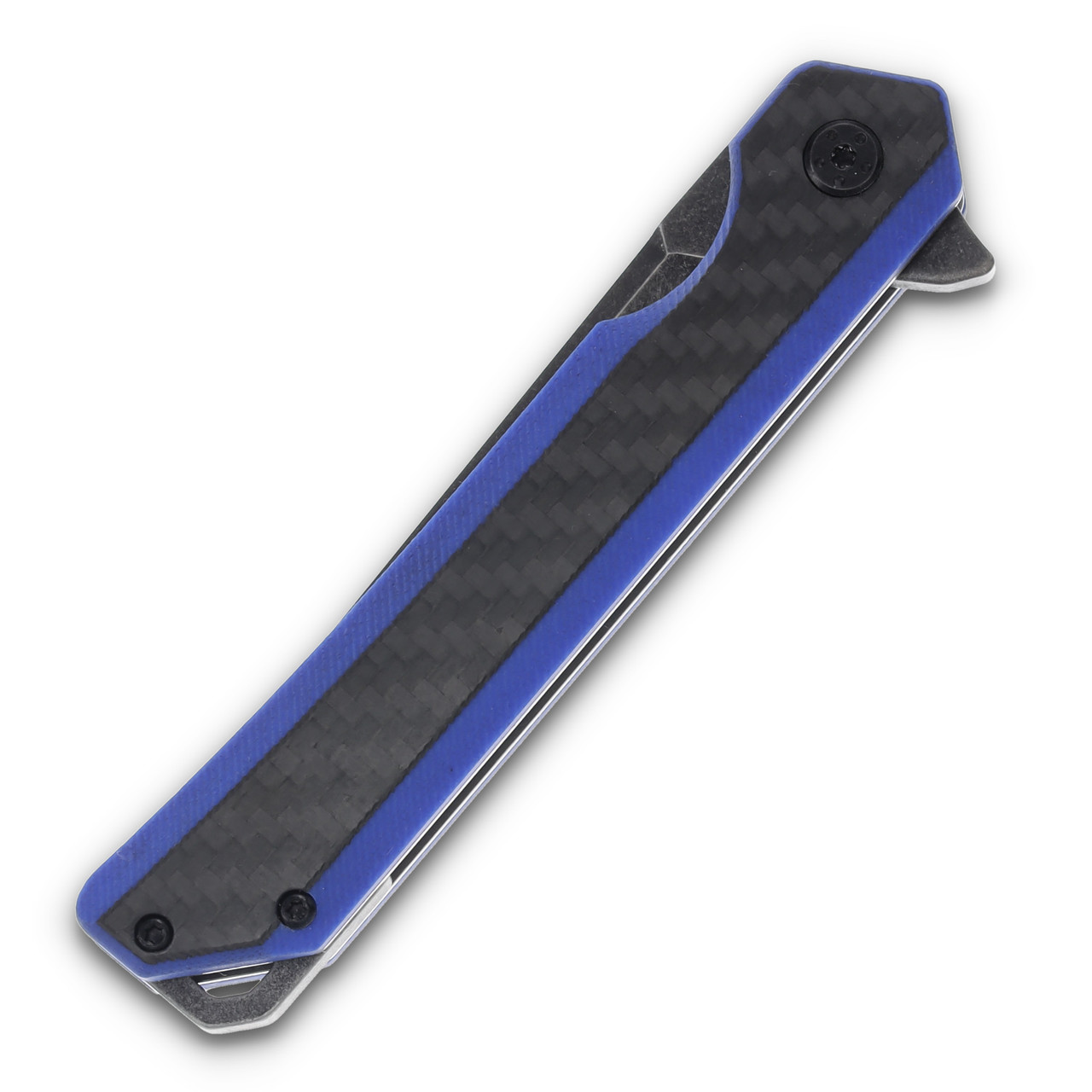 Rough Ryder Blue G-10/Carbon Fiber Linerlock Folding Knife RR2671