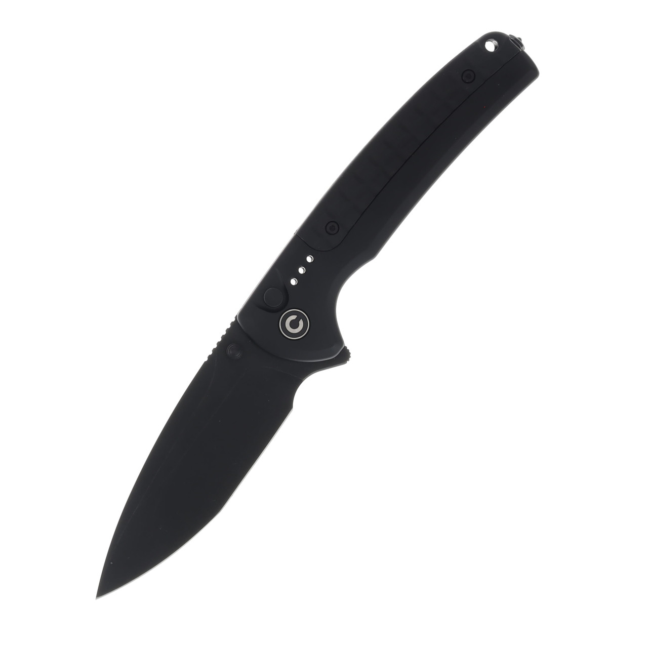 CIVIVI Sentinel Strike II 3.7 Inch Plain Black Stonewash Drop Point C22025D-1