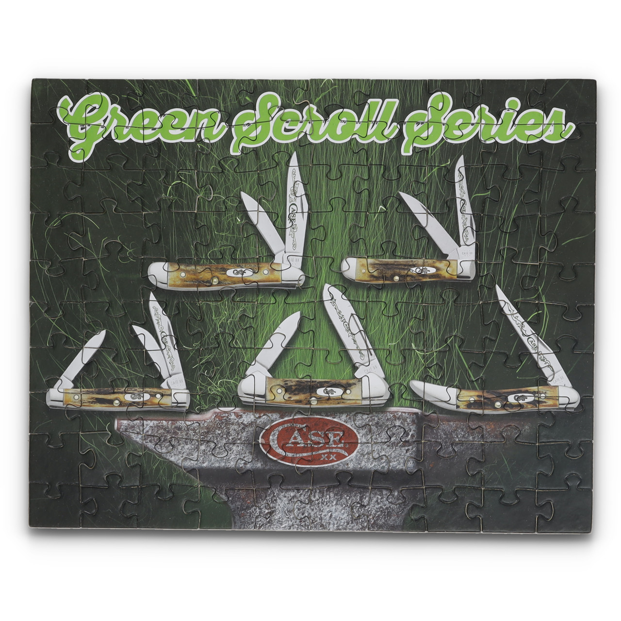Case Green Stag Collector's Puzzle CAPUZ1 - Smoky Mountain Knife