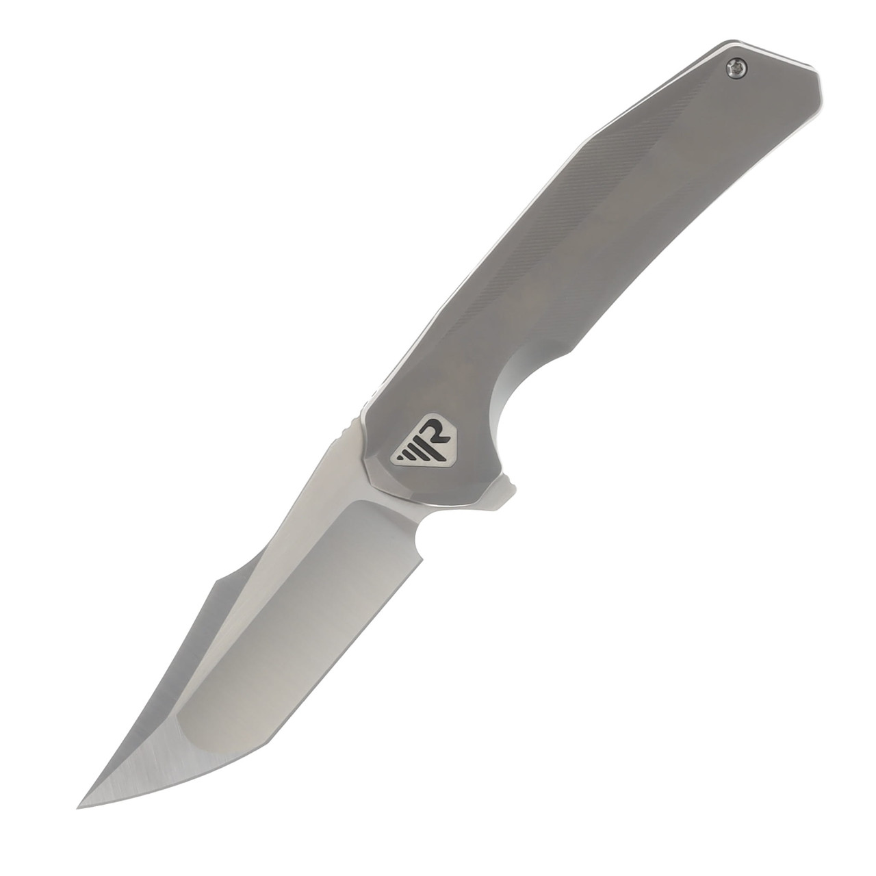 REATE Zoro Gravity Knife Titanium 3.3 Inch Plain Satin Tanto REZORO
