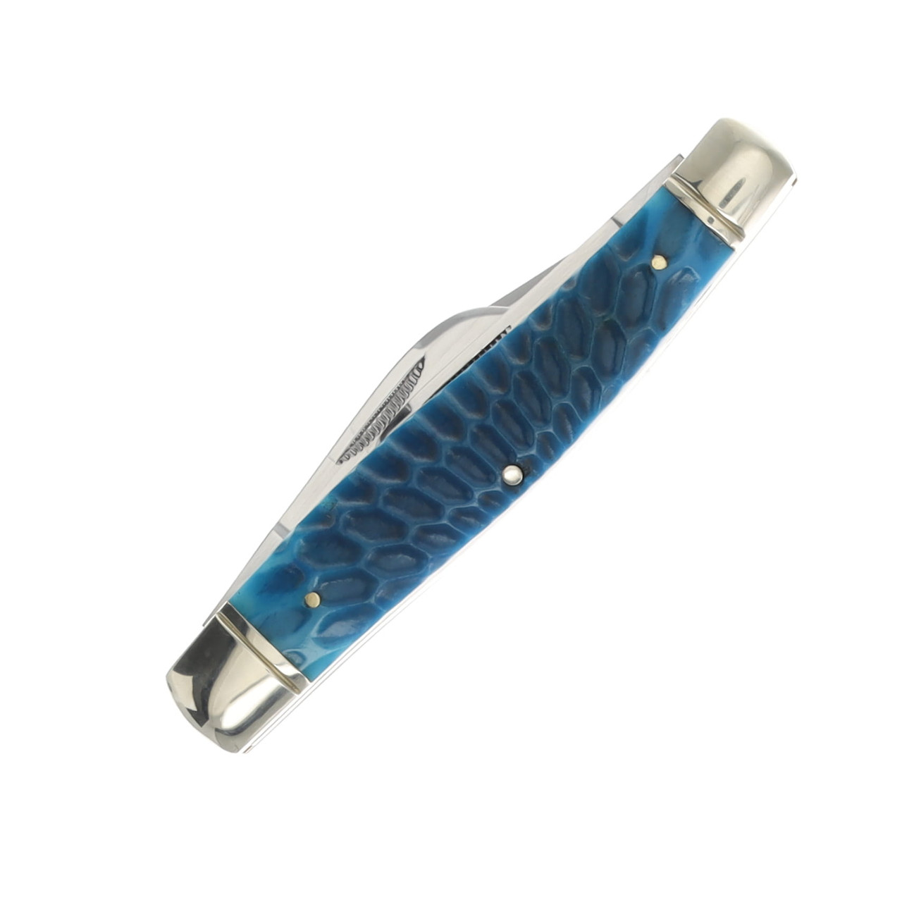 Rough Rider Large Stockman Blue Dragon Bone RR2715 - Smoky