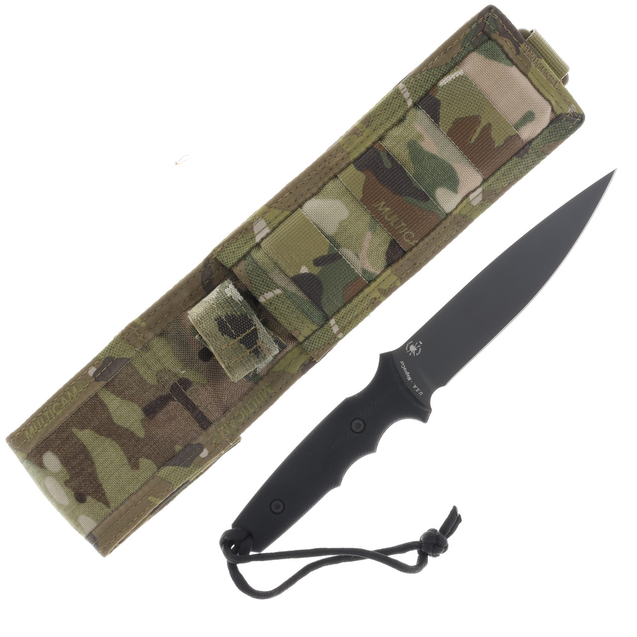 Spartan Harsey Clandestina Black Handle Black Blade Molle Multicam