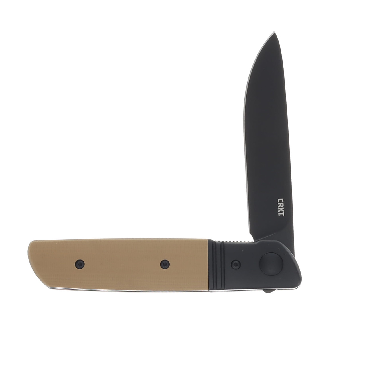 Columbia River Bamboozled Brown 3.34in Plain Black Oxide Straight Back