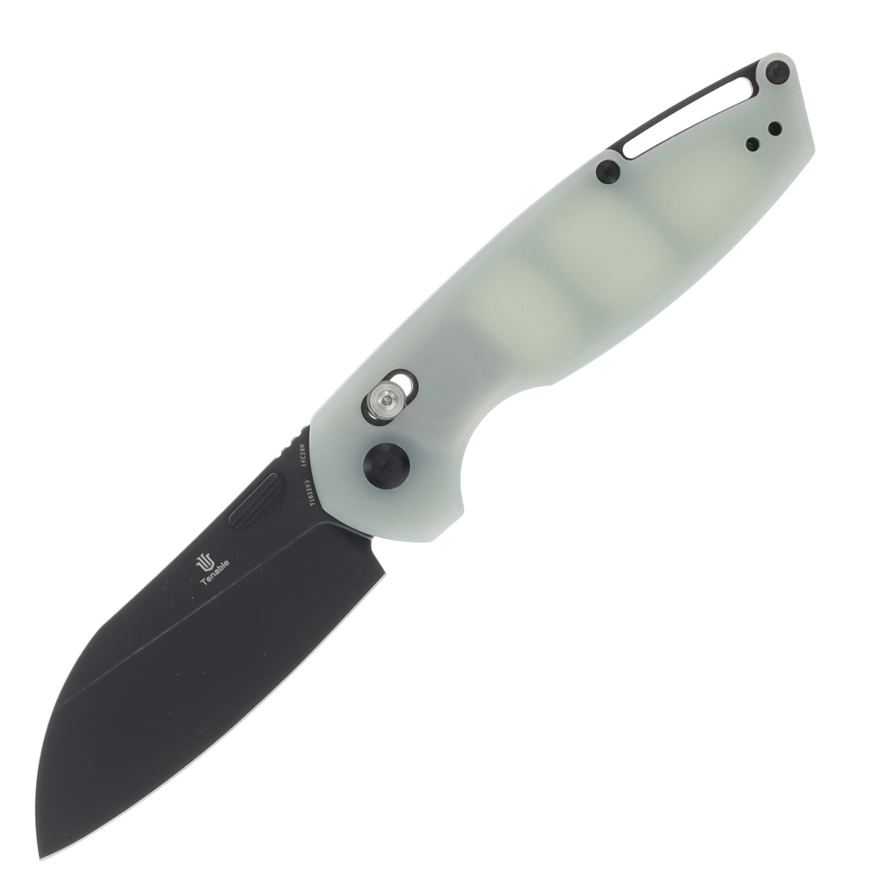 Tenable Knives Model 6 Jade G-10 Handle Blackwash 14C28N Blade T1022V3