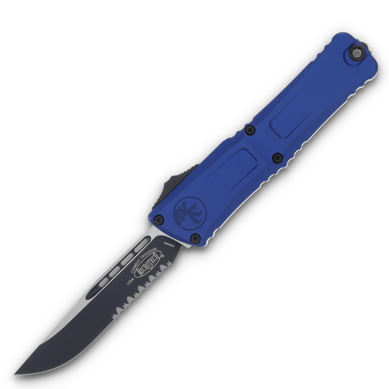 Microtech Combat Troodon S/E Gen III Navy Blue Partial Serrated