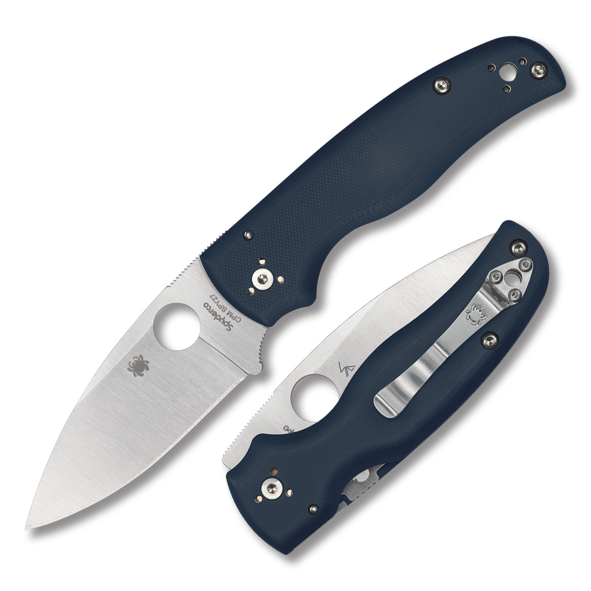 Spyderco Shaman Cobalt Blue G-10 CPM SPY27