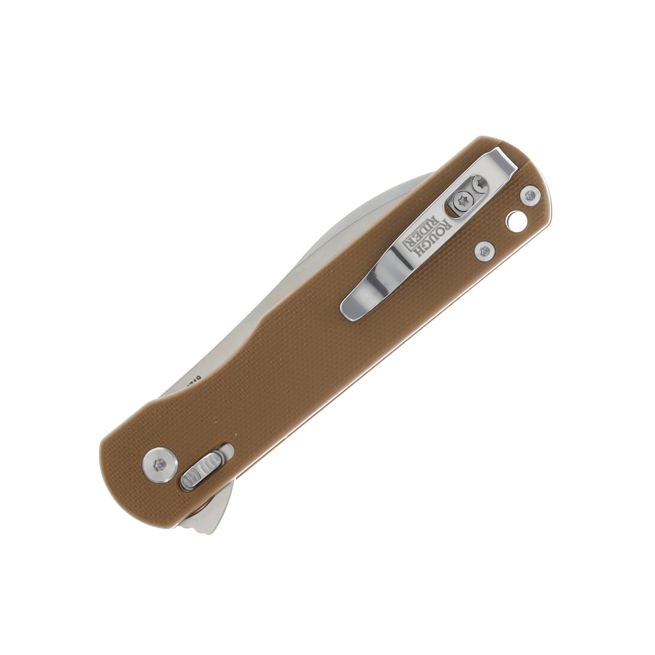 Rough Rider Slide-Lock Ball Bearing Folder Brown G-10 RR2719