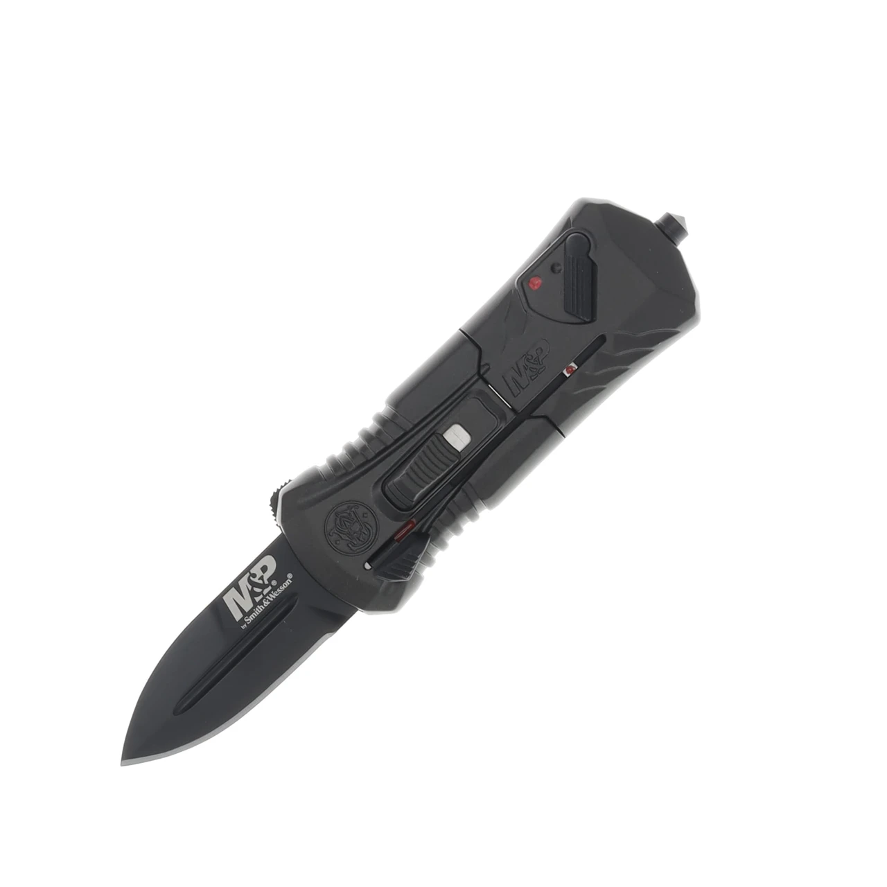 M & P MPOTF Compact Gray/Black Aluminum Handle AUS-8 Blade 1224861