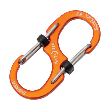 Nite Ize S-Biner Aluminum Dual Carabiner #3 Orange