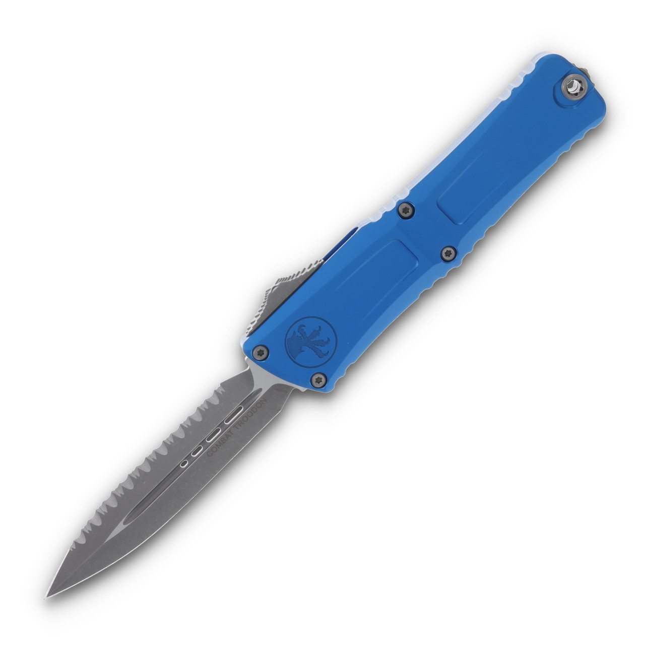 Microtech COMBAT TROODON GEN III D/EAPOCALYPTIC FULL SERRATE BLUE