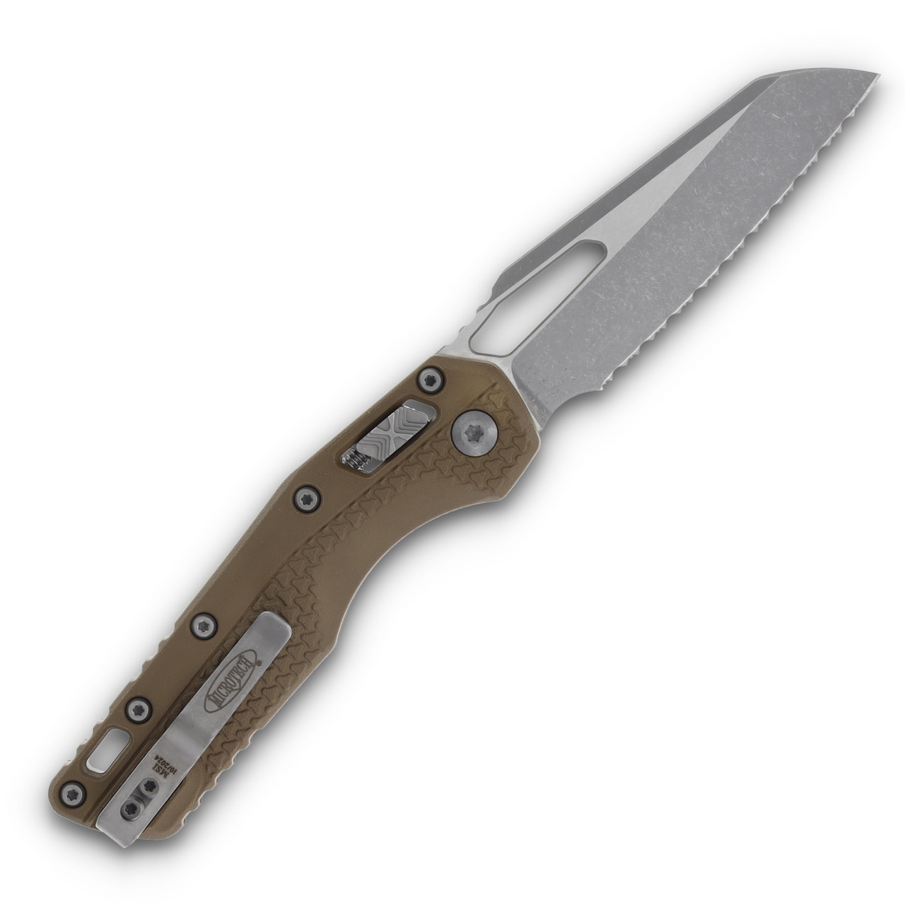 Microtech MSI S/E Tri-Grip Polymer Dark Earth Apocalyptic Full