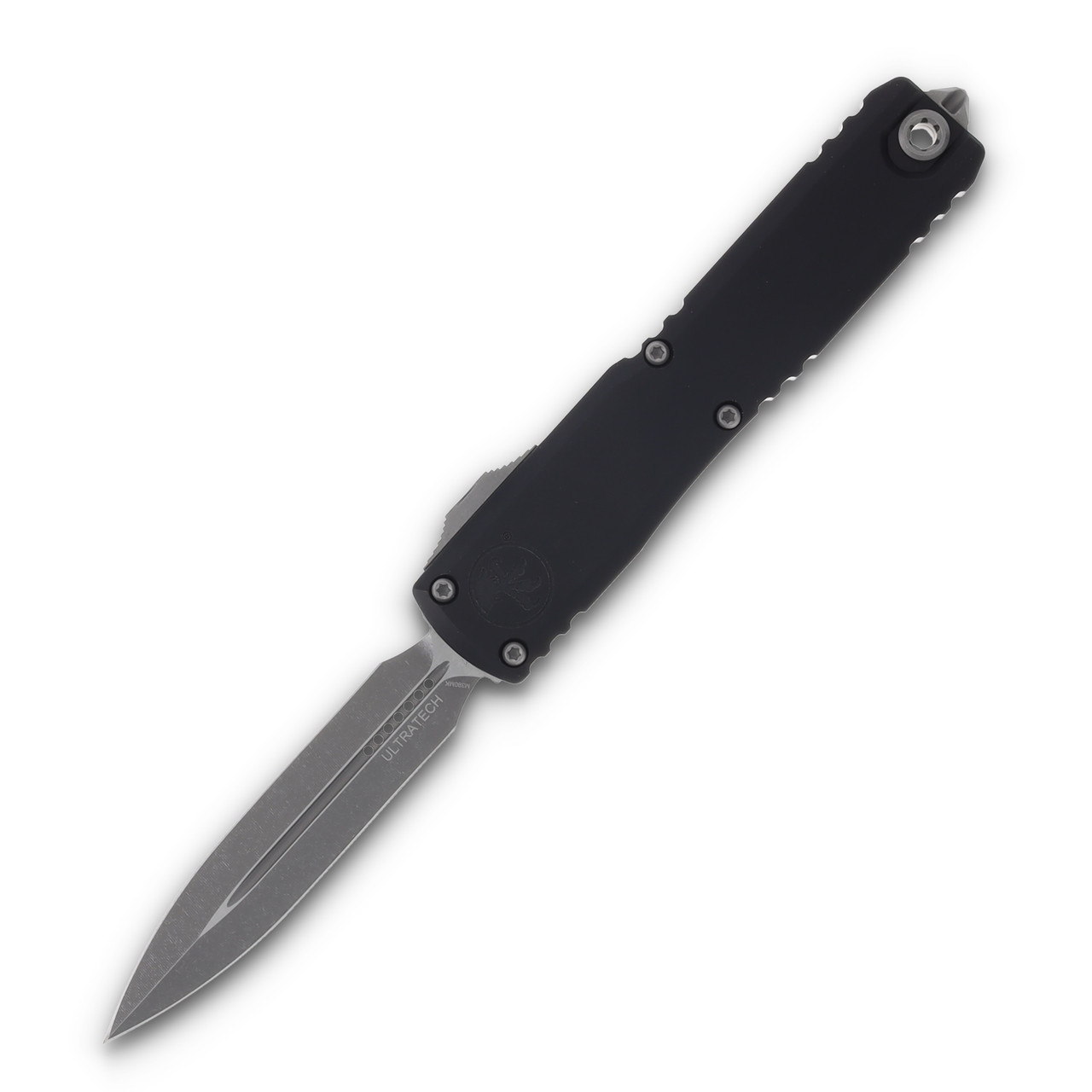 Microtech Ultratech Gen III ZBT Automatic Plain Double Edge Apocalyptic Spear Point Open 1