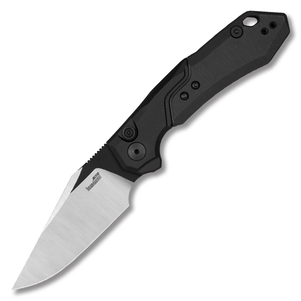 Kershaw Launch 19 Auto Folding Knife Black 3.3in Two Tone Clip Point Blade