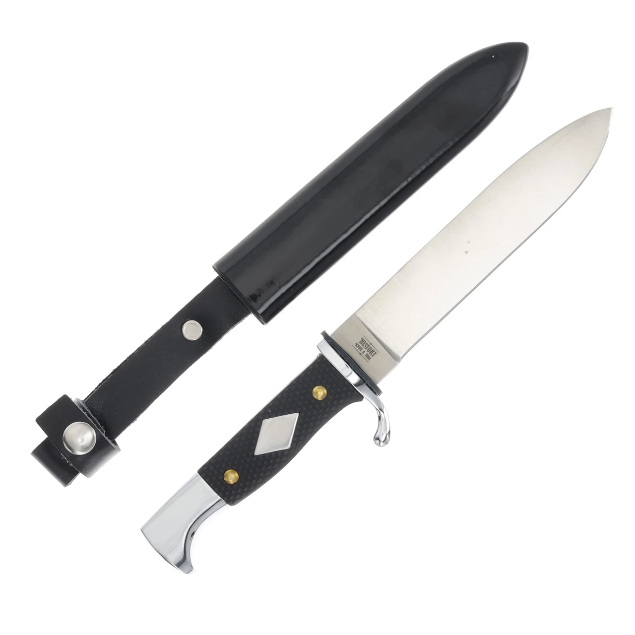 Boker History Knife & Tool German Scout Knife Original 5.5in Plain Satin Bayonet BK02HY004