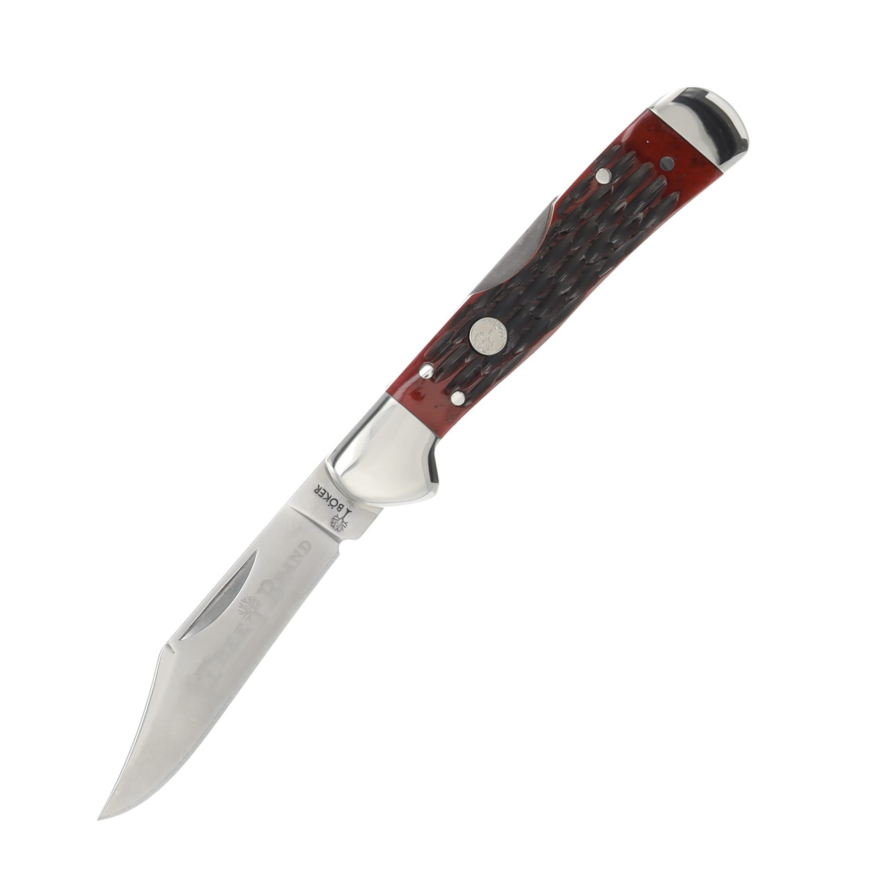 Boker TS 2.0 Copperhead Backlock Folding Knife Red Bone BK110874