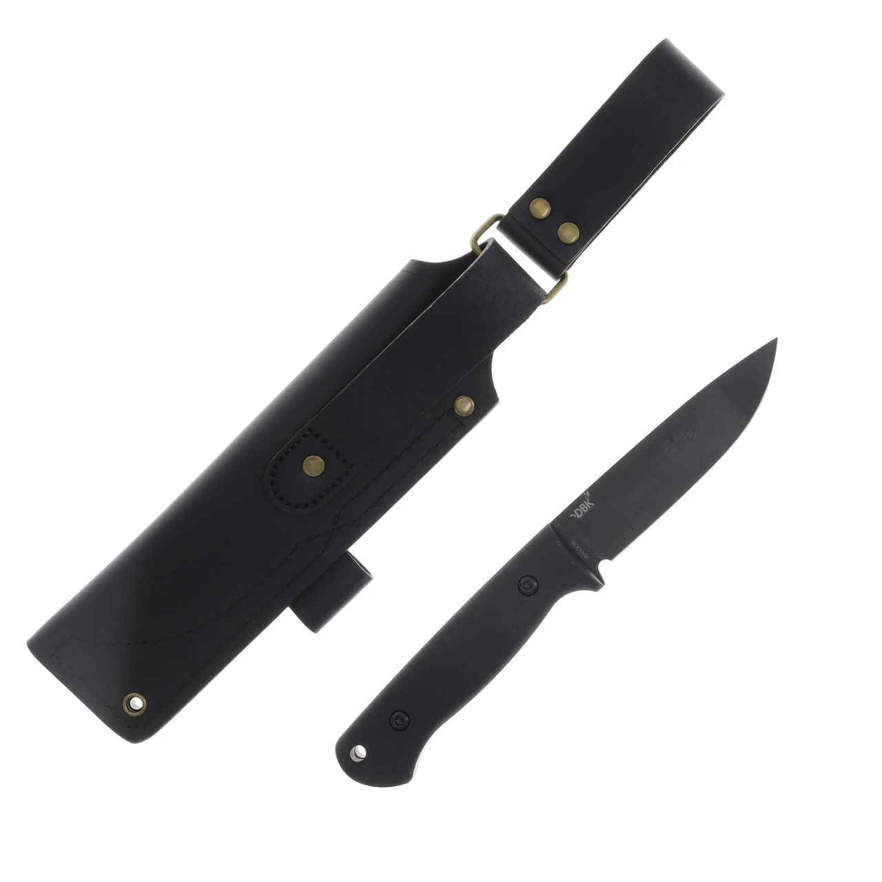Boker DBK Bushfriend 2000 Allblack Fixed Knife Black Richlite
