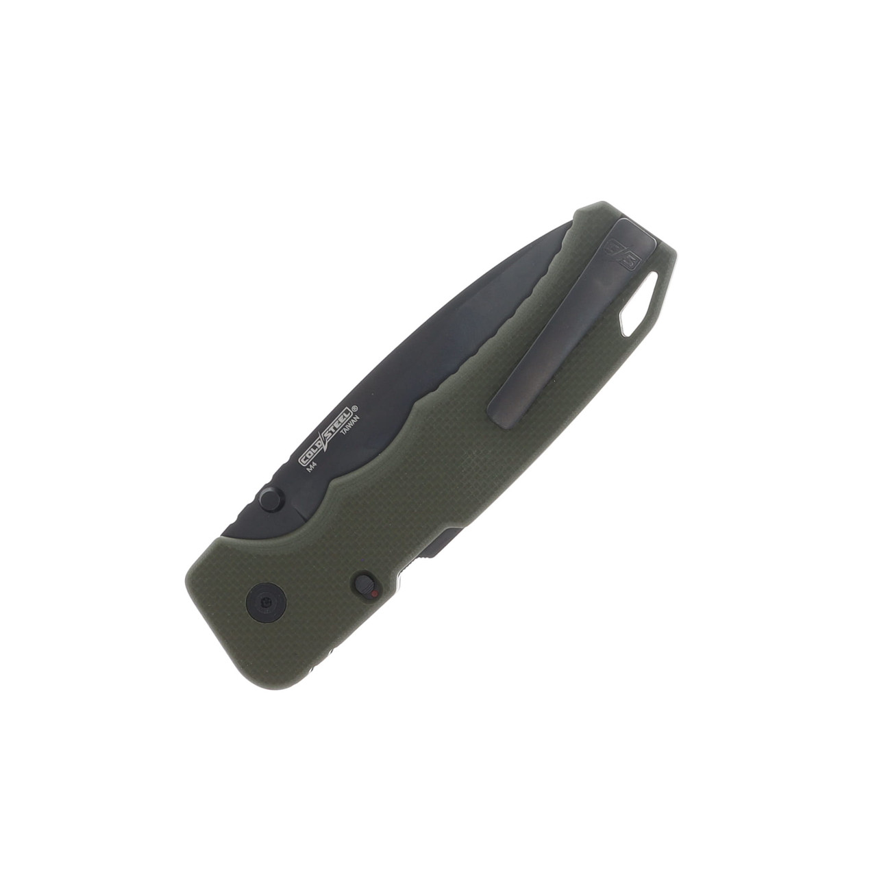 Cold Steel Swift III Folding Knife OD Green G10 4in Black Drop