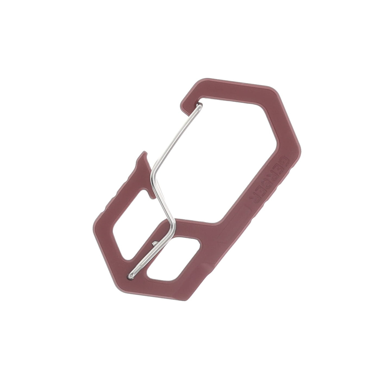Gerber Carabiner Keychain Drab Red Backer Card G1075356