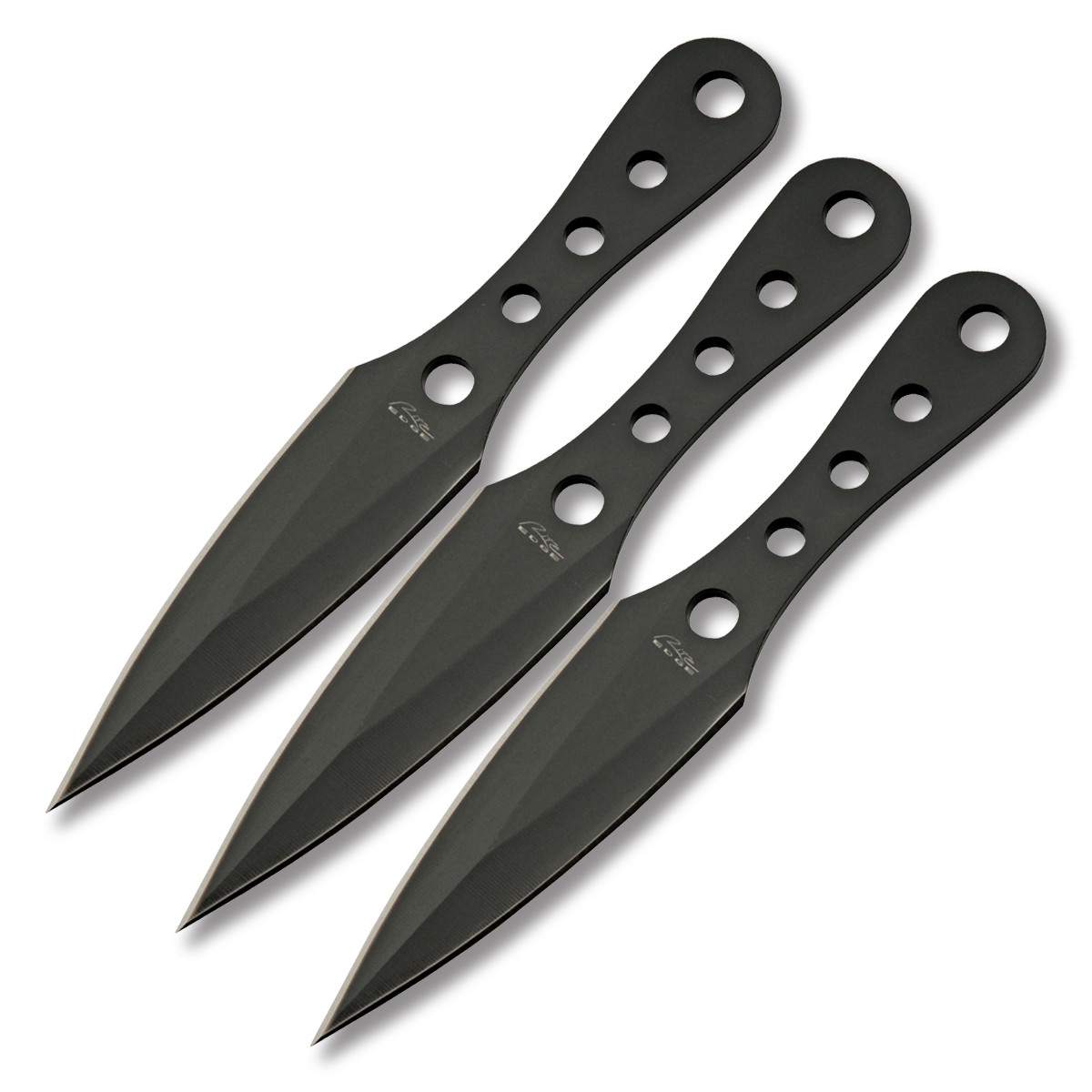 Szco 6Inch Javelin Point Throwers Black Set with Nylon Sheath 211626BK