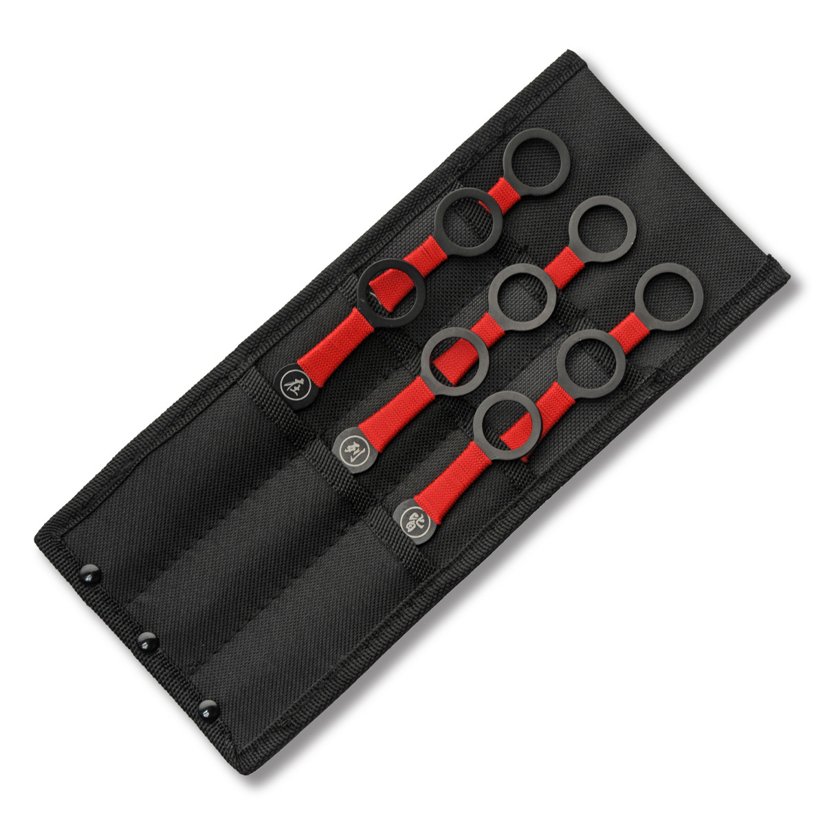 Szco 6Inch Rapidfire Kunai Throwers Set of 9 Nylon Sheath 211628