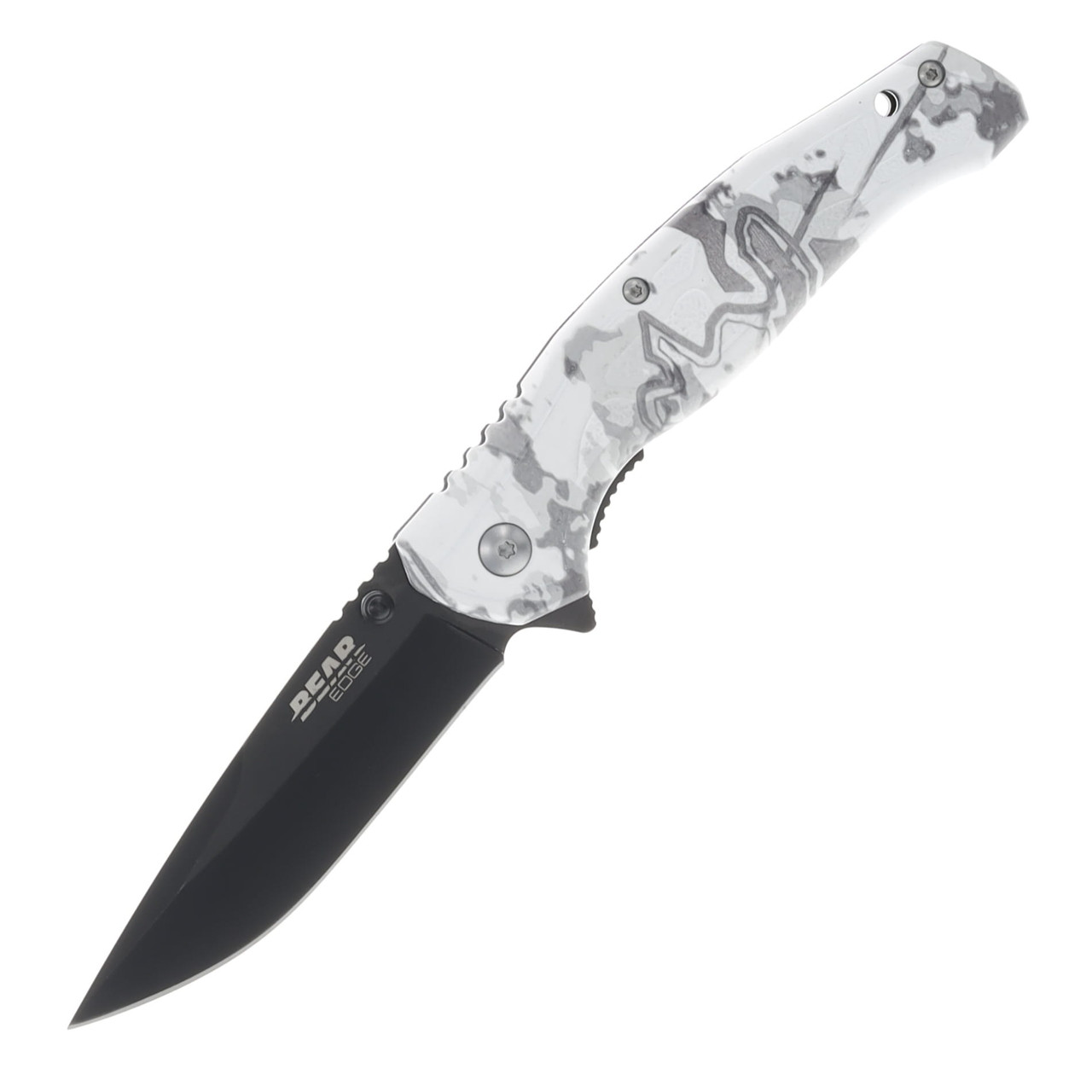 Bear & Son Bear Edge Brisk 2.0 True Timber Viper Camo 3.12in Plain Black Drop Point BR61555
