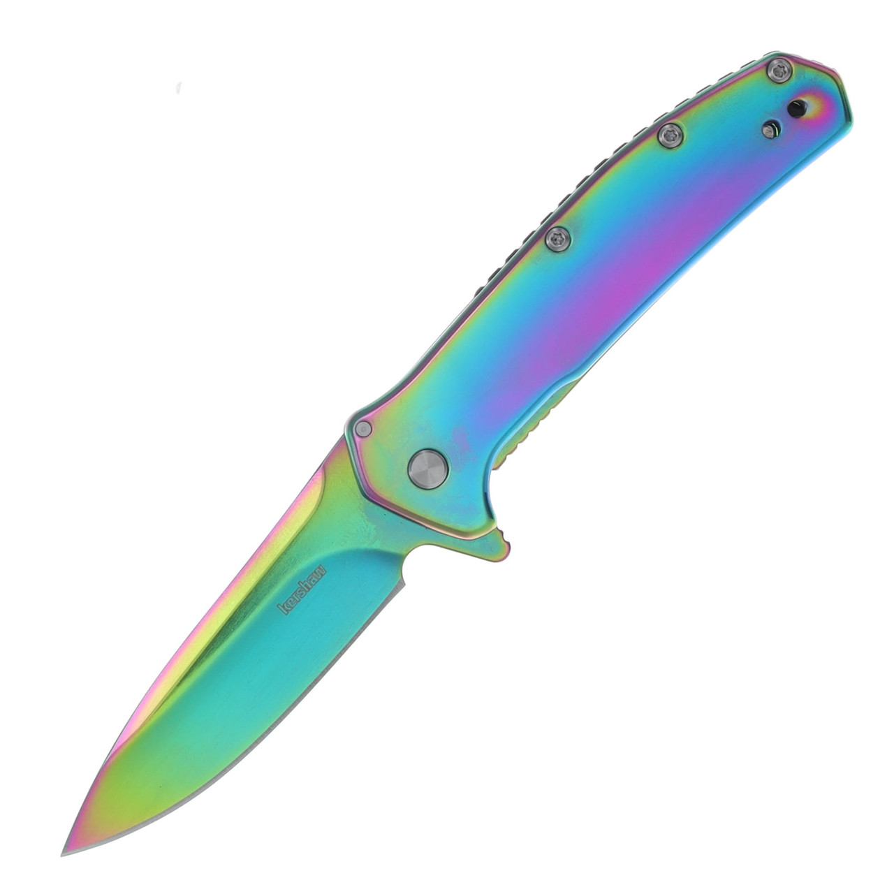 Kershaw Outcome Assisted Folding Knife Rainbow Spectrum KS2044RBW