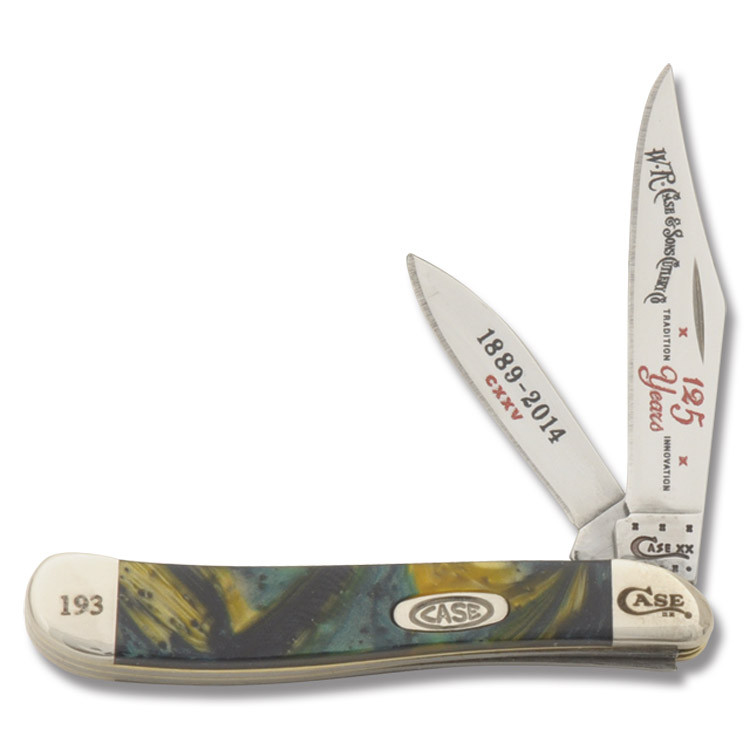 Case XX 125th Anniversary Cat's Eye Corelon Peanut Folding Knife