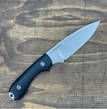 Bradford Guardian 3.2 3.5 Inch Plain Stonewash Drop Point