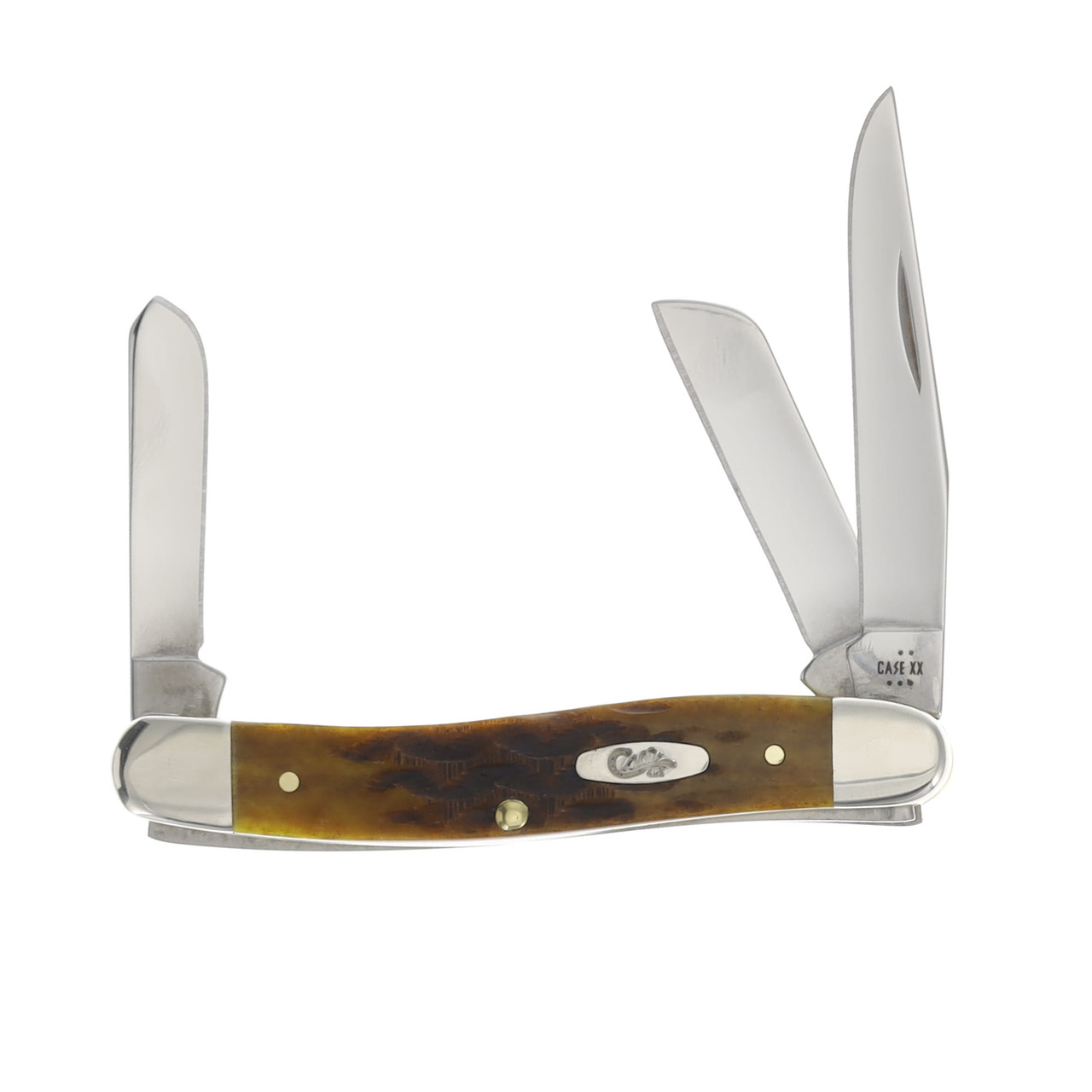 Case XX Heritage Jigged Honeycomb Bone Medium Stockman Folding Knife CA32272
