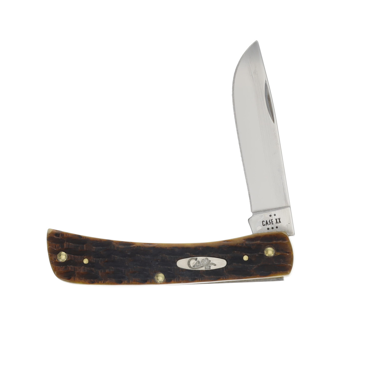 Case XX Heritage Jigged Honeycomb Bone Sod Buster Jr. Folding Knife CA32273