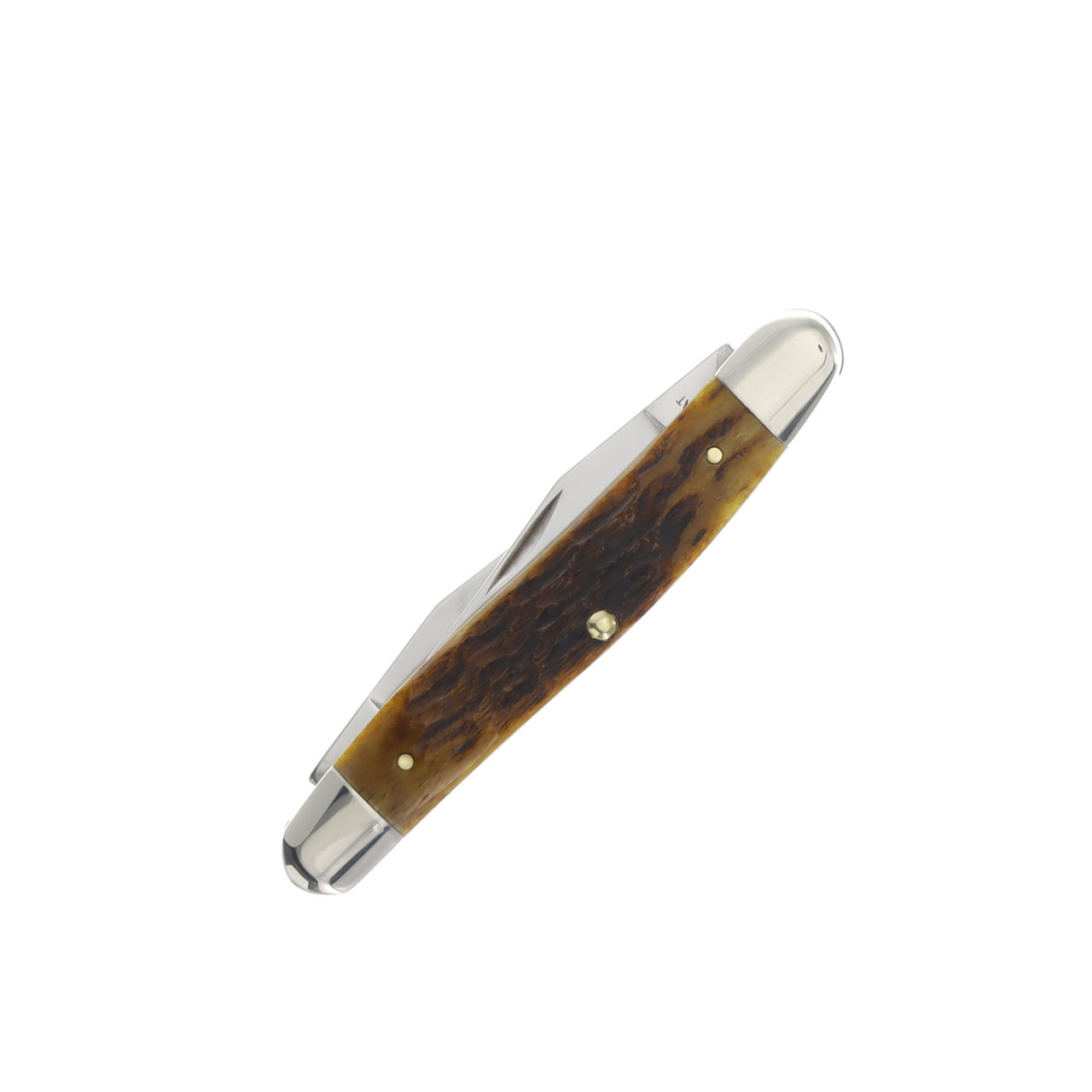 Case XX Heritage Jigged Honeycomb Bone Muskrat Folding Knife