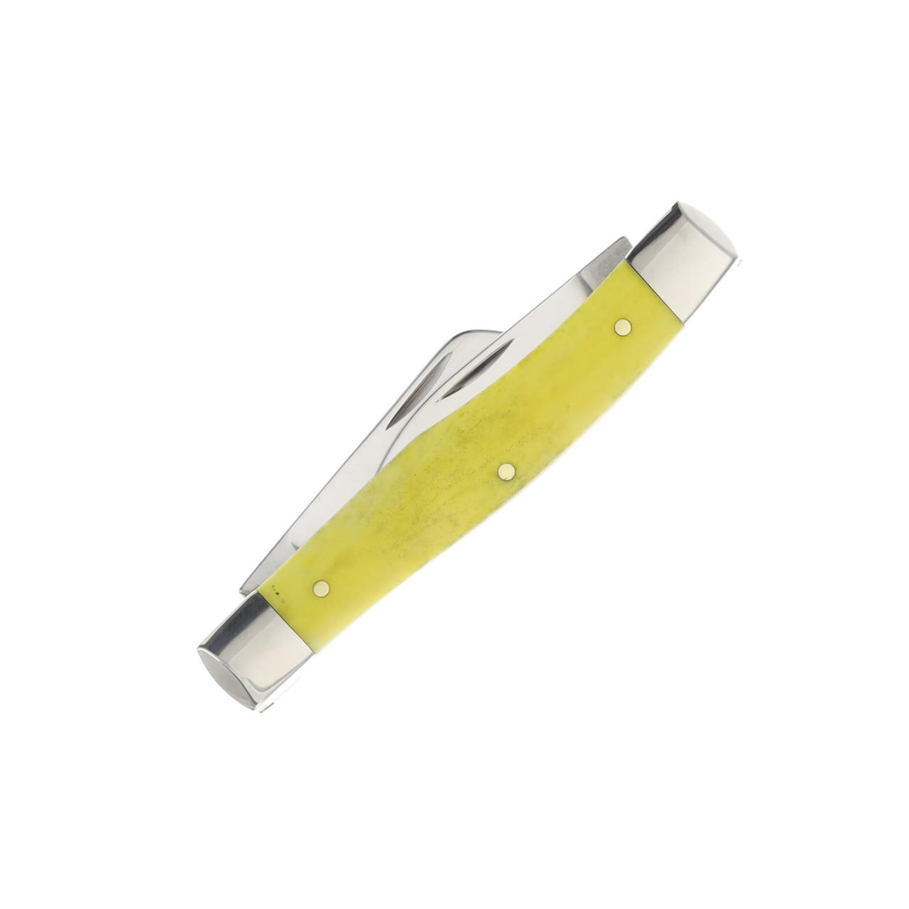 Case XX Smooth Yellow Bone Medium Stockman Folding Knife CA20029