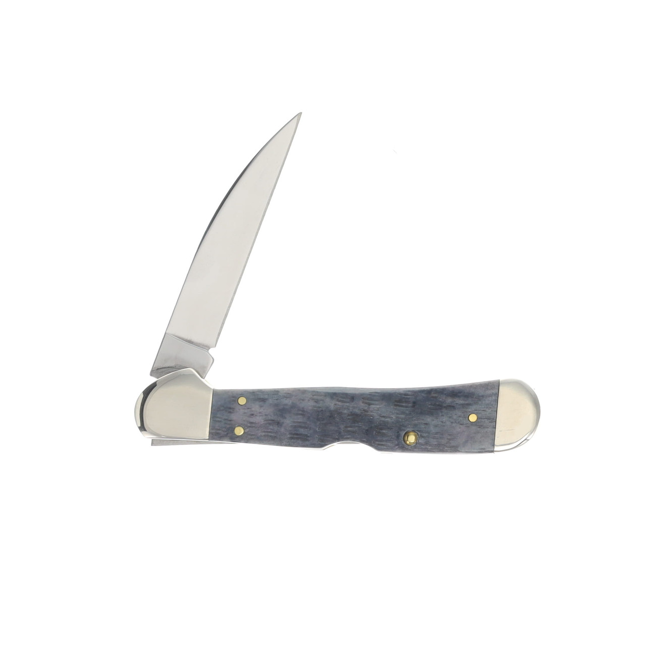 Case XX Pocket Worn CopperLock Folding Knife Crandall Jig Gray