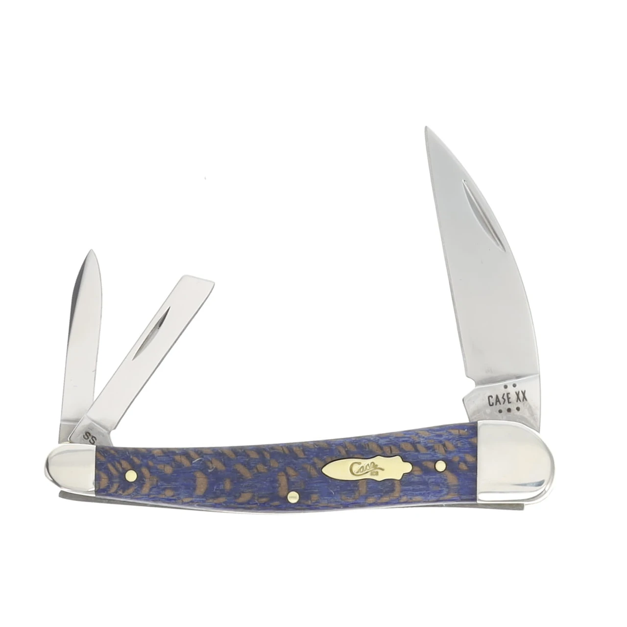 Case Blue Sycamore Wood - Sm Seahorse Whittler CA63735