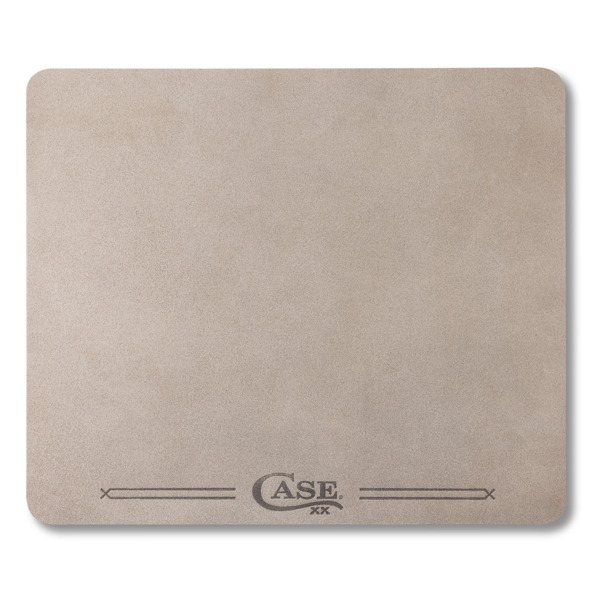 Case Counter Pad - Genuine Taupe Suede Leather CA50287