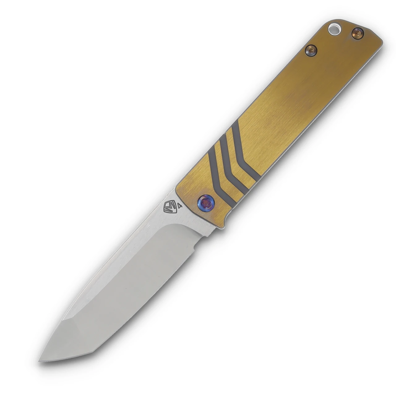 Medford The Antik BB Cement Brushed Bronze Flats 3.75” Tumbled Tanto Blade