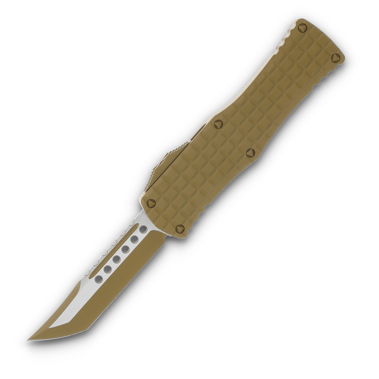 Microtech Hera® Hellhound® - Frag Signature Series Cerakote RAL-8000 Standard AUMT9191FRCRAS