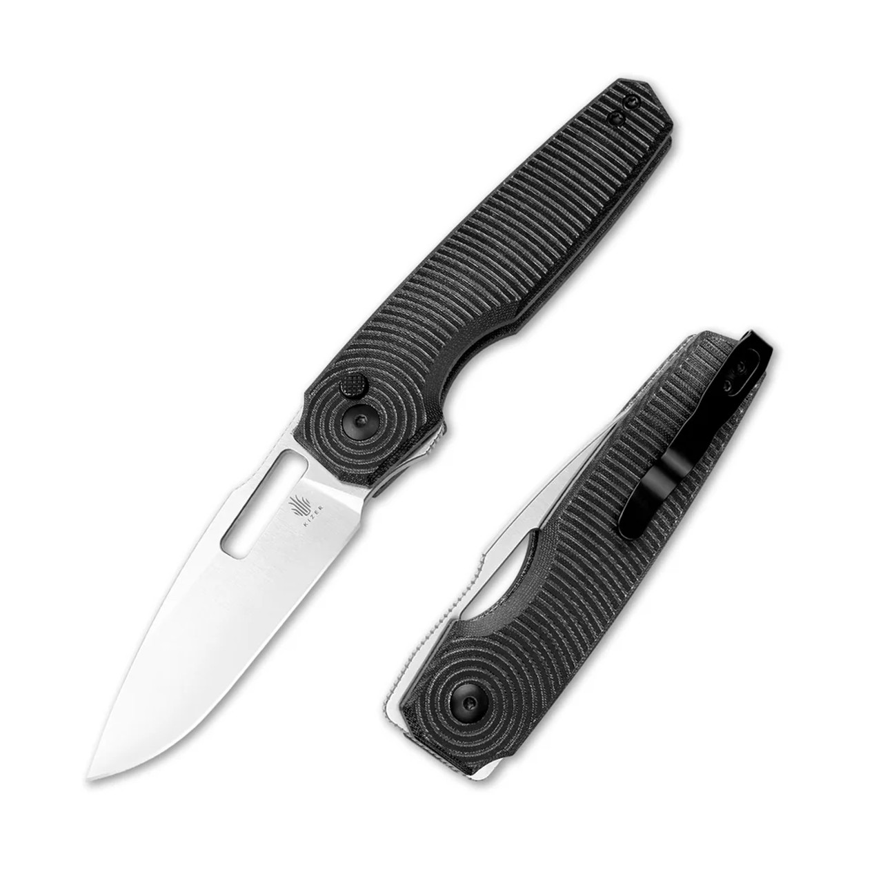 Kizer Norcross Fixed Blade Orange G10 Handle Nitro-V Spear