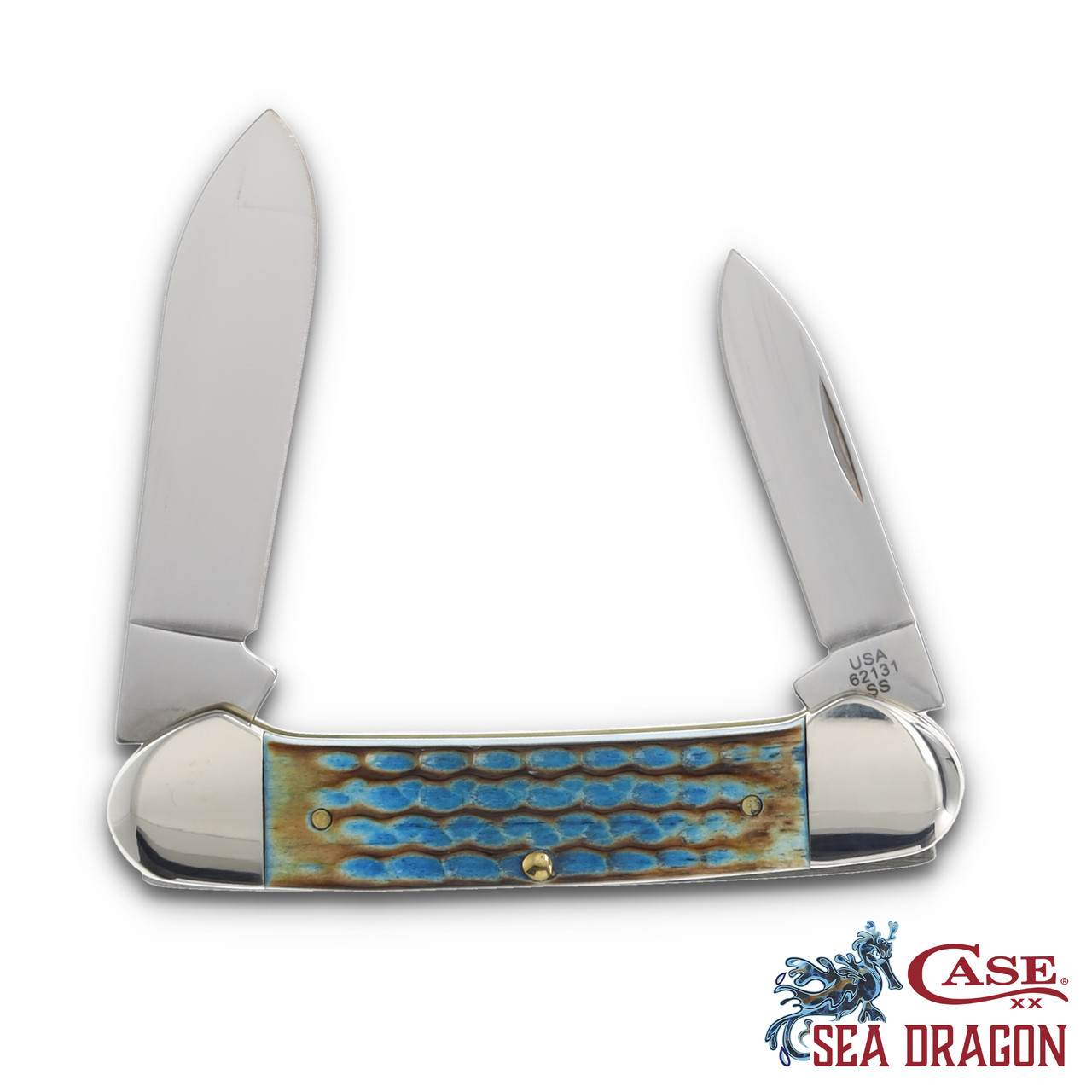 Case XX SMKW Exclusive Sea Dragon Canoe Pocket Knife CA25233 Case XX SMKW Exclusive Sea Dragon Canoe Pocket Knife CA25233