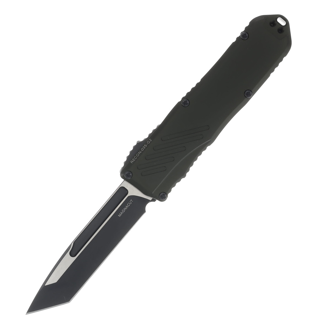 Guardian Tactical Recon-035 OTF Automatic Knife Two Tone Tanto/OD Green AUGT98221-G2
