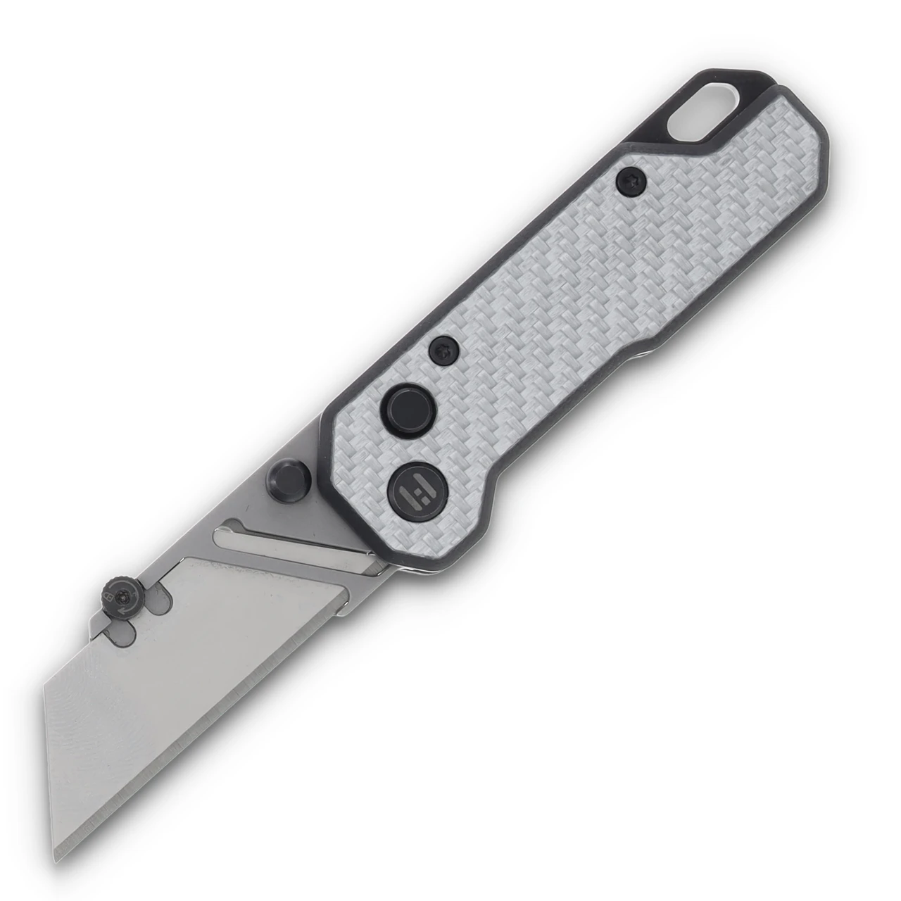 Hightron Knives Vectron White & Black Handle Utility Knife HK02WHT