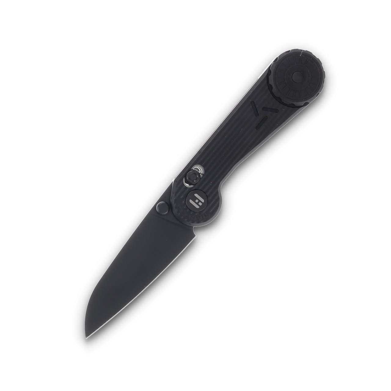 Hightron Knives Edge Play 2.64 Inch Plain Black PVD Sheepsfoot HT01BLK