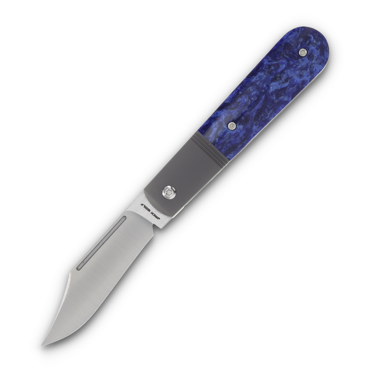 Jack Wolf Primo Jack Barlow Folding Knife Crystal Lake Kirinite