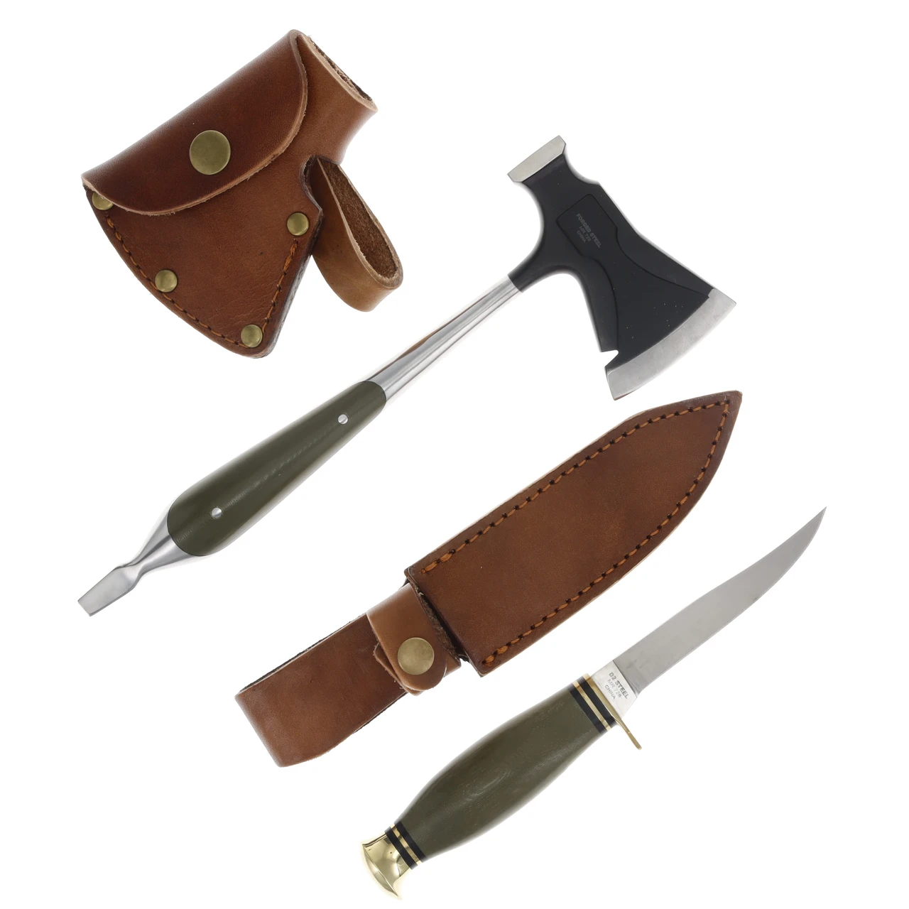 Marble's Green Micarta Hunter Combo MR728