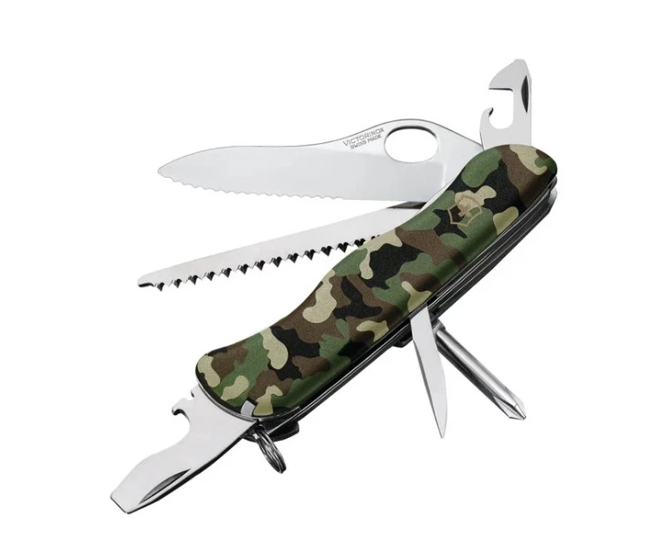 Victorinox One-Hand Trailfinder Camouflage Lockblade Swiss Army Knife V846394
