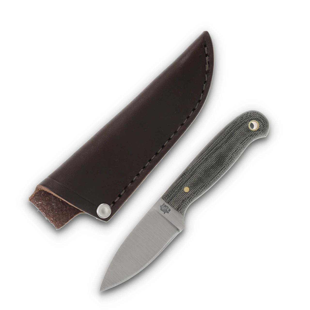 LT Wright Patriot 01 Flat Grind Blade Green Jeans Micarta Handle LT027