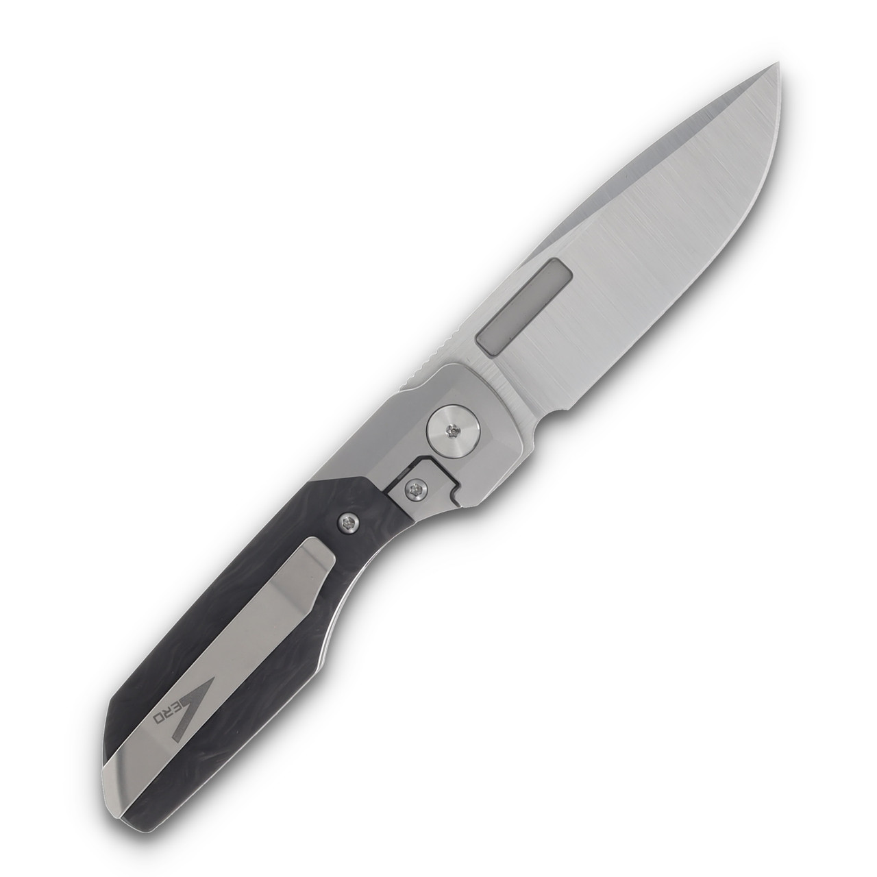 Vero Synapse Folding Knife Belt Satin/Marbled Carbon Fiber