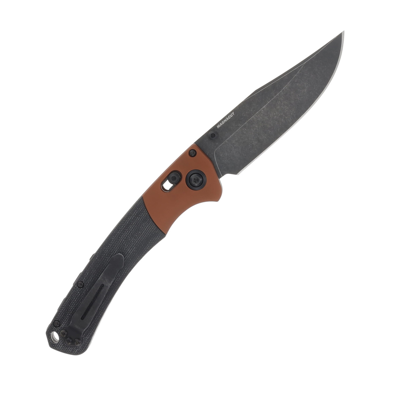 Benchmade Crooked River Black Battlewash DLC Magnacut Black Canvas