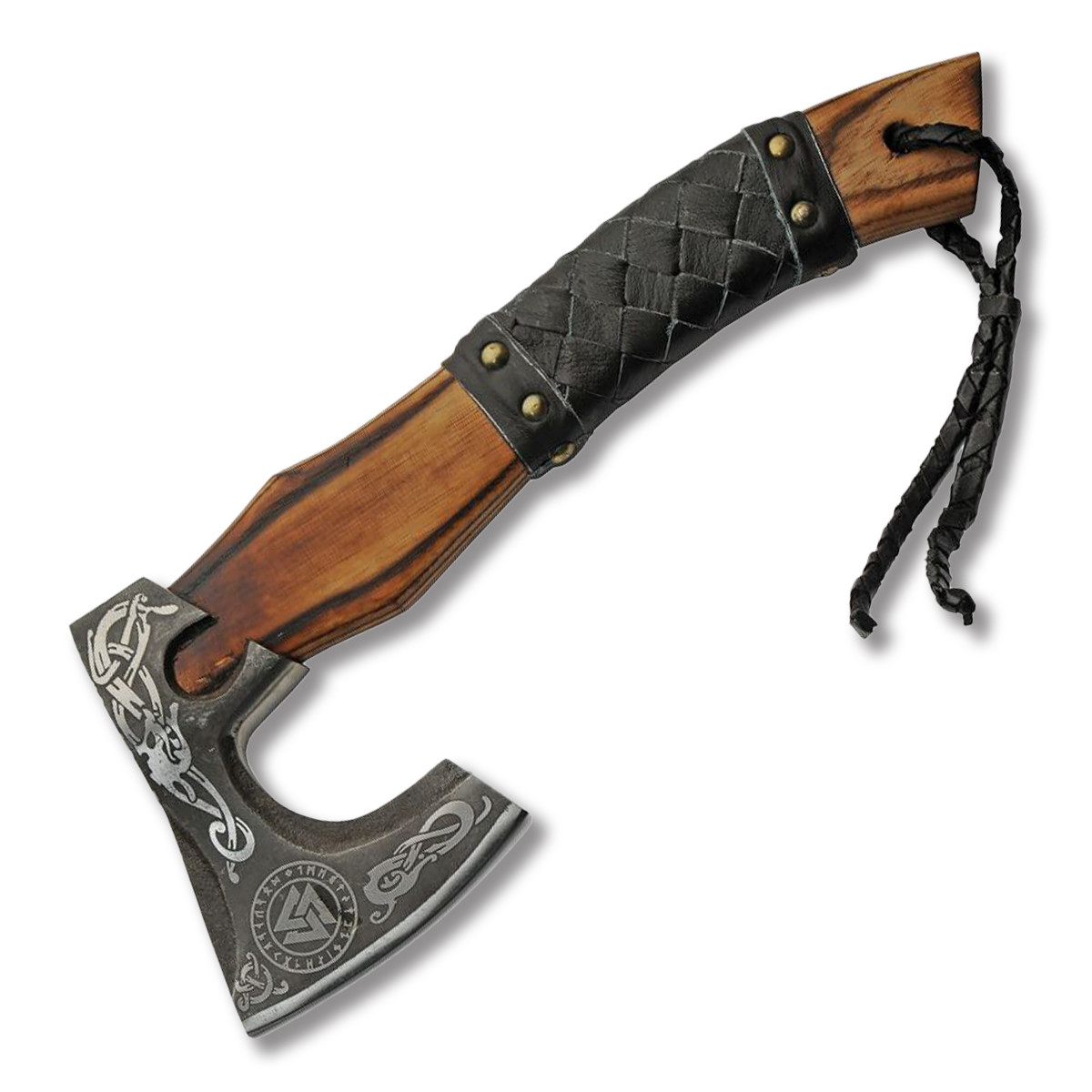 12.5 Inch Nordic Throwing Axe Ash Wood